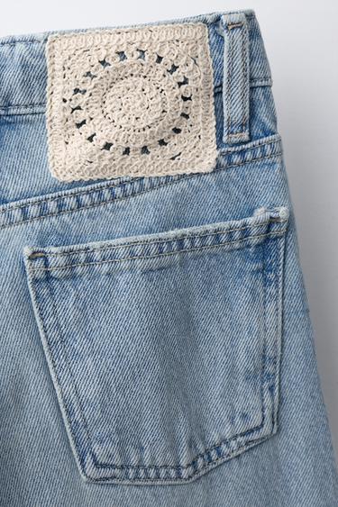 JEAN LARGE EN CROCHET - Bleu de Zara - Image 3