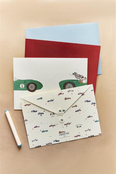 RACING ENVELOPES (SET OF 4) - Multicoloured by Zara - Image 5