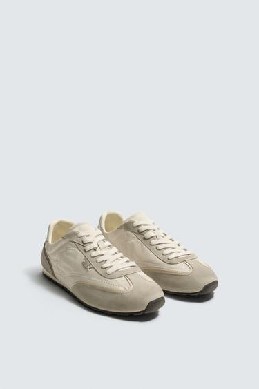 RETRO STYLE TRAINERS - White by Zara