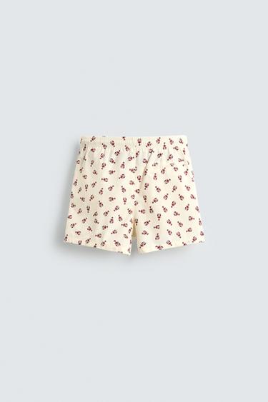 MID-LENGTH LOBSTER SWIM SHORTS - Ecru by Zara - Image 6