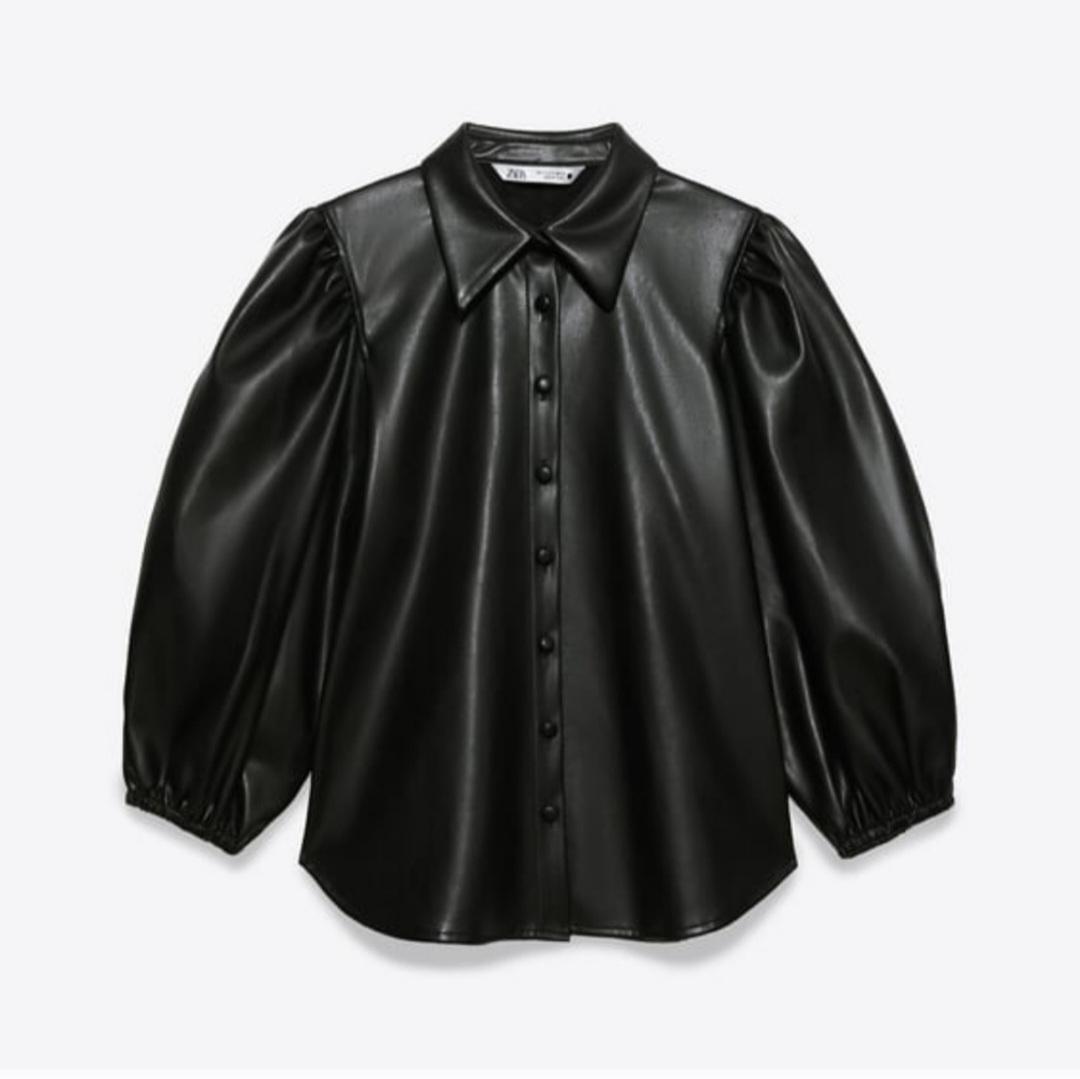 FAUX LEATHER SHIRT - Image 5