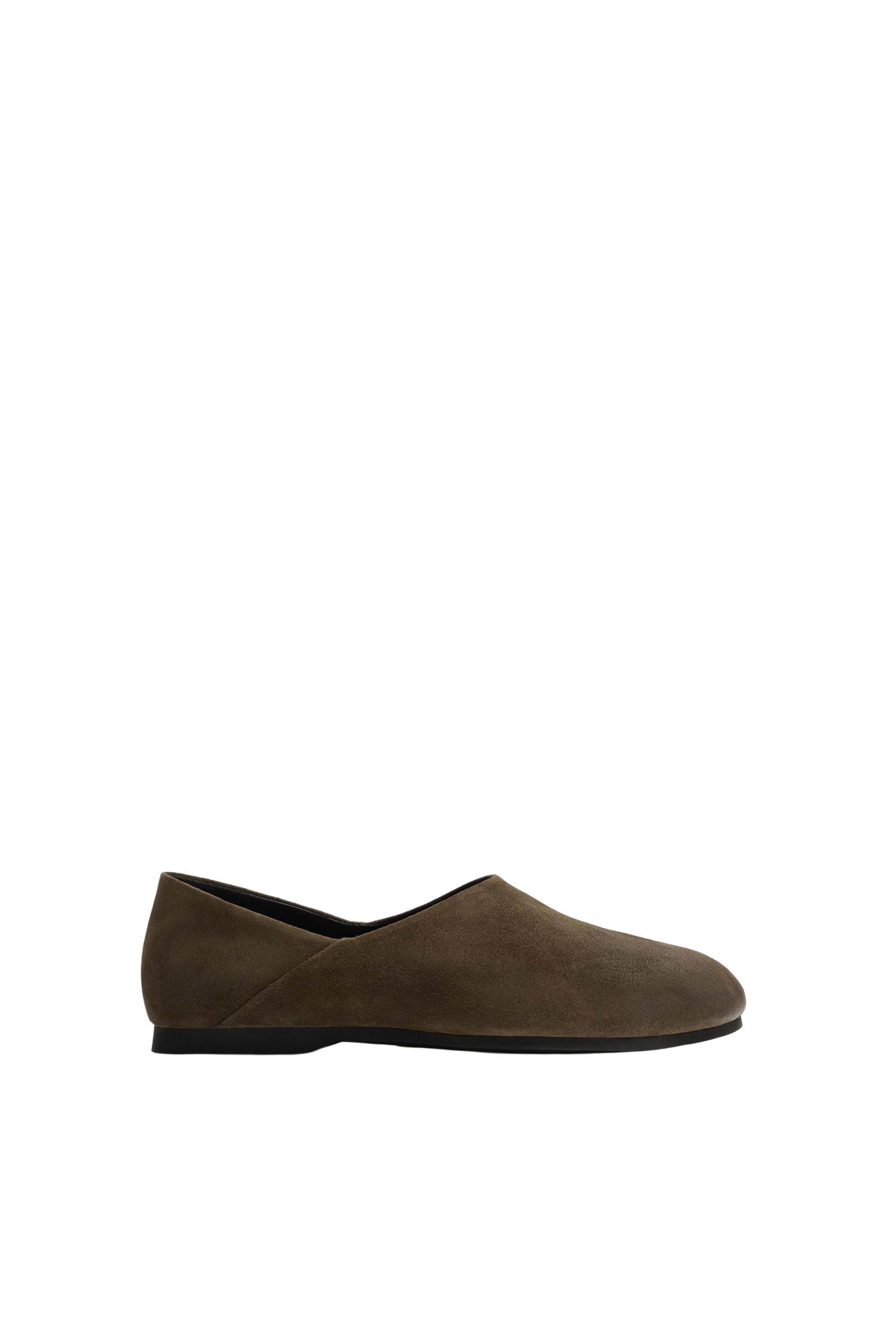 LEATHER LOAFERS WITH VIBRAM® SOLE AARON LEVINE X ZARA - Bronze