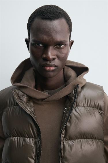 WASHED HOODIE - Brown by Zara - Image 4