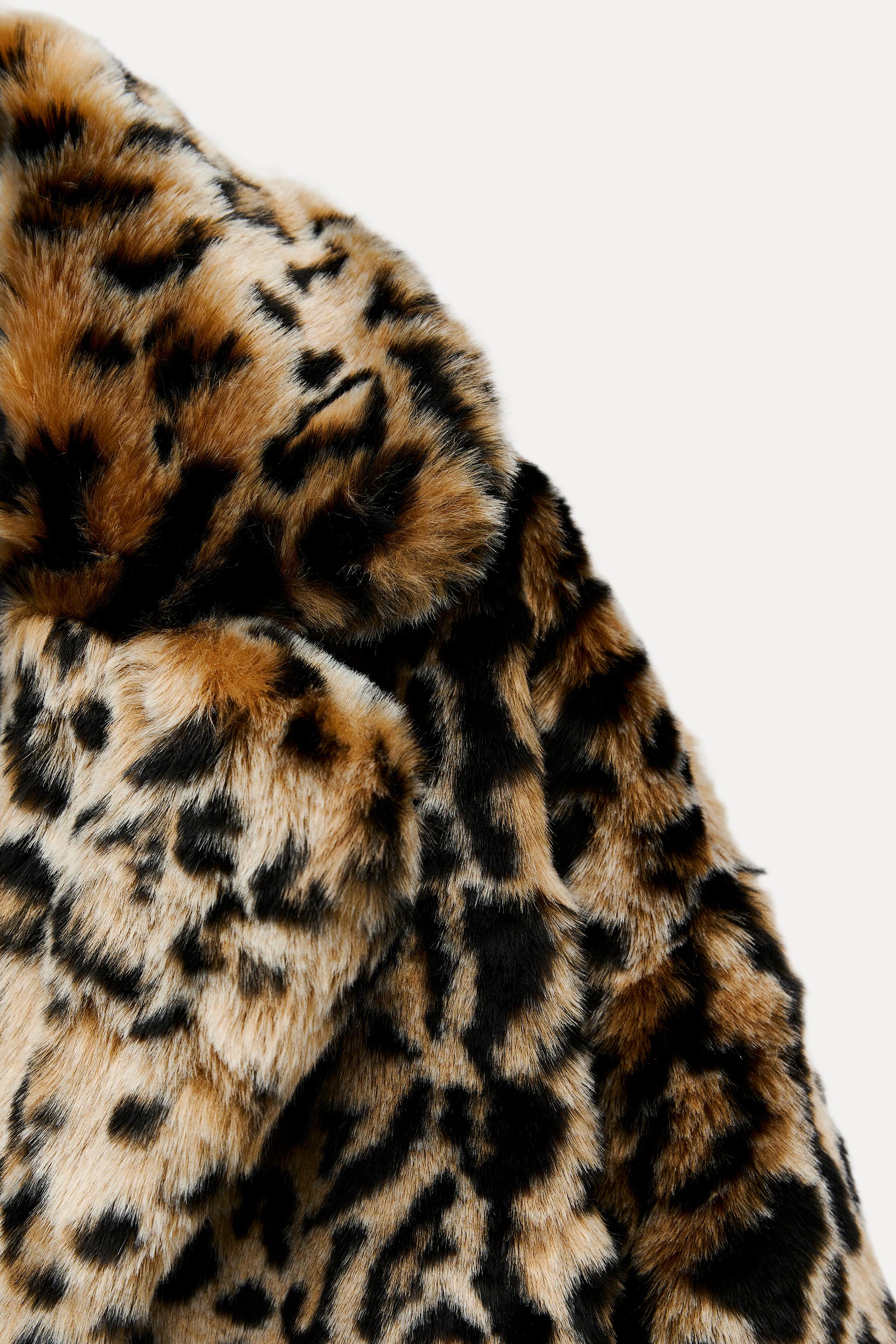 Cheetah coat zara best sale