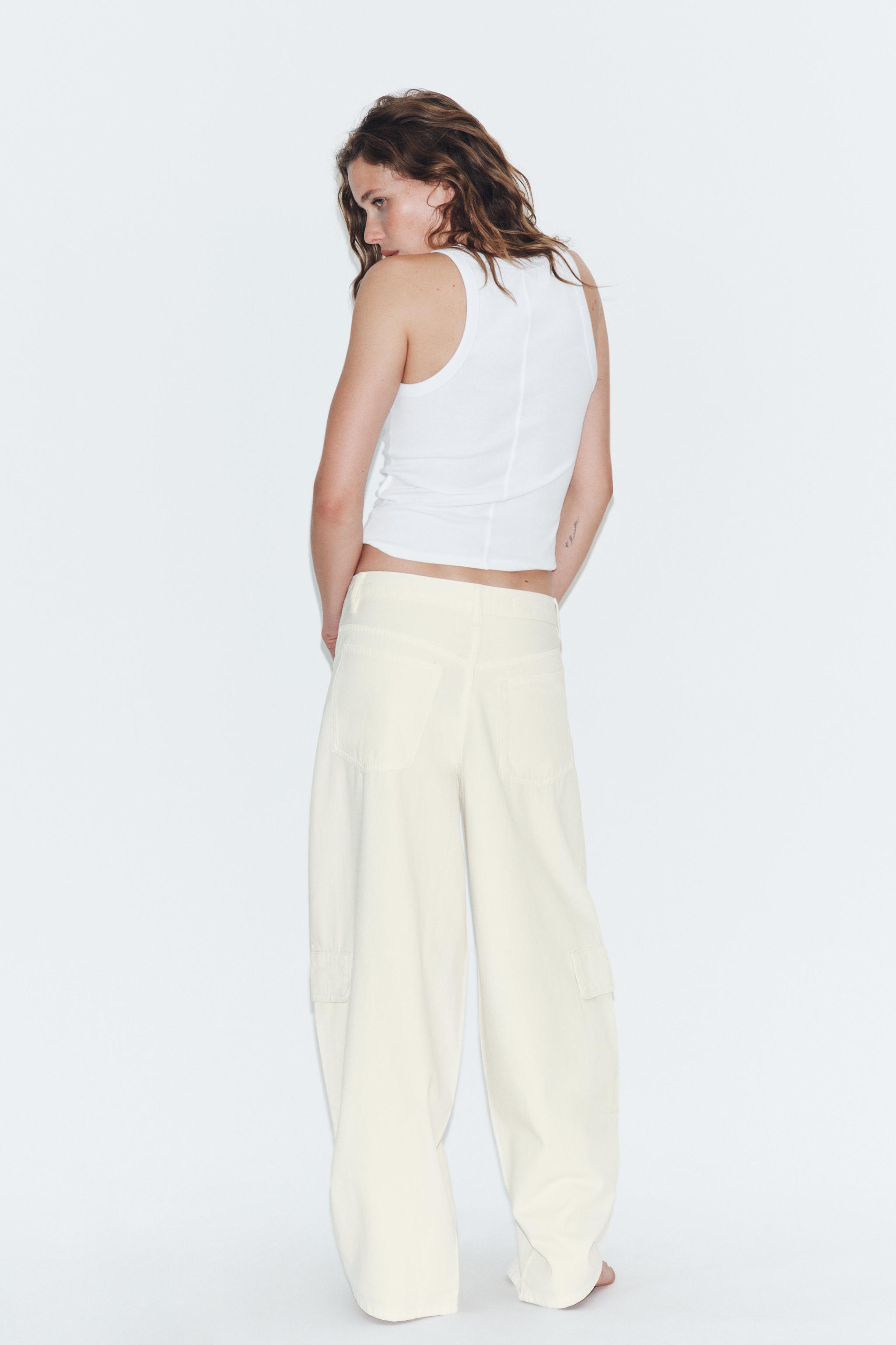 MID-RISE TRF OVERSIZE CARGO JEANS