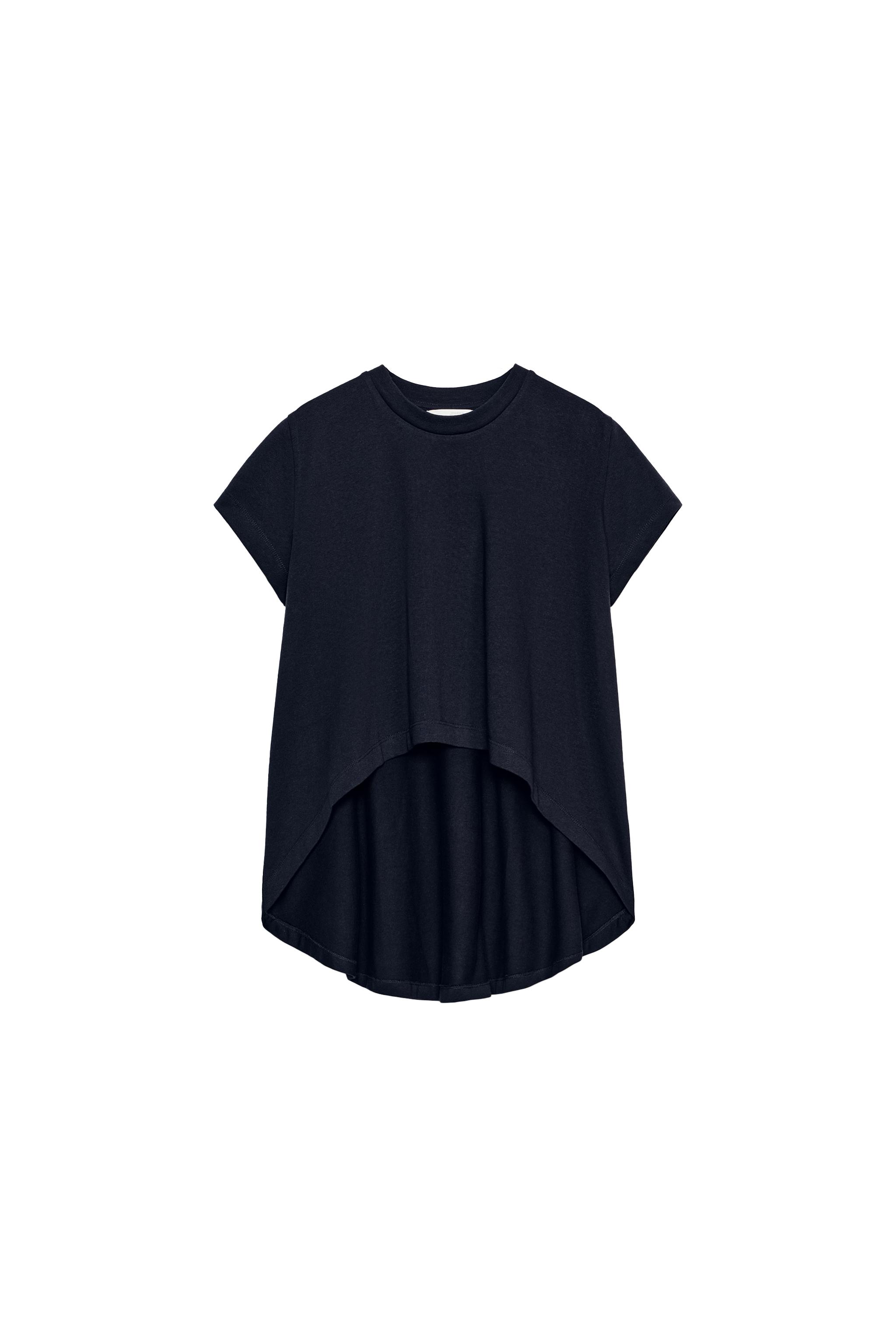CAMISETA ASIMÉTRICA ALGODÓN