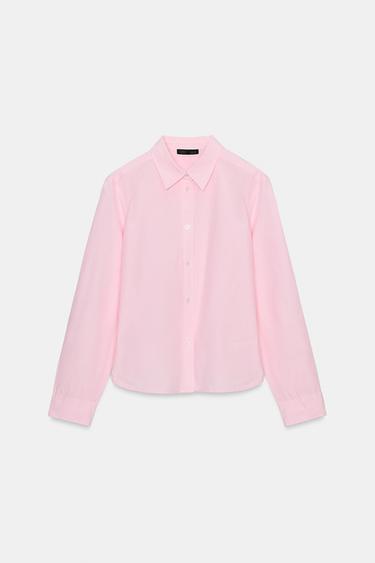 CAMISA LISA POPELINA - Rosa de Zara