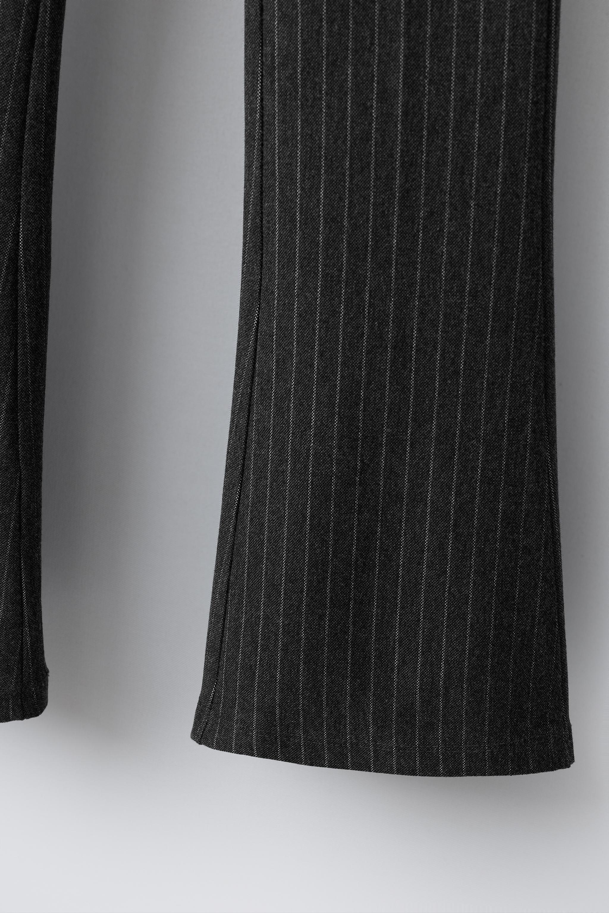 PINSTRIPE FLARE PANTS