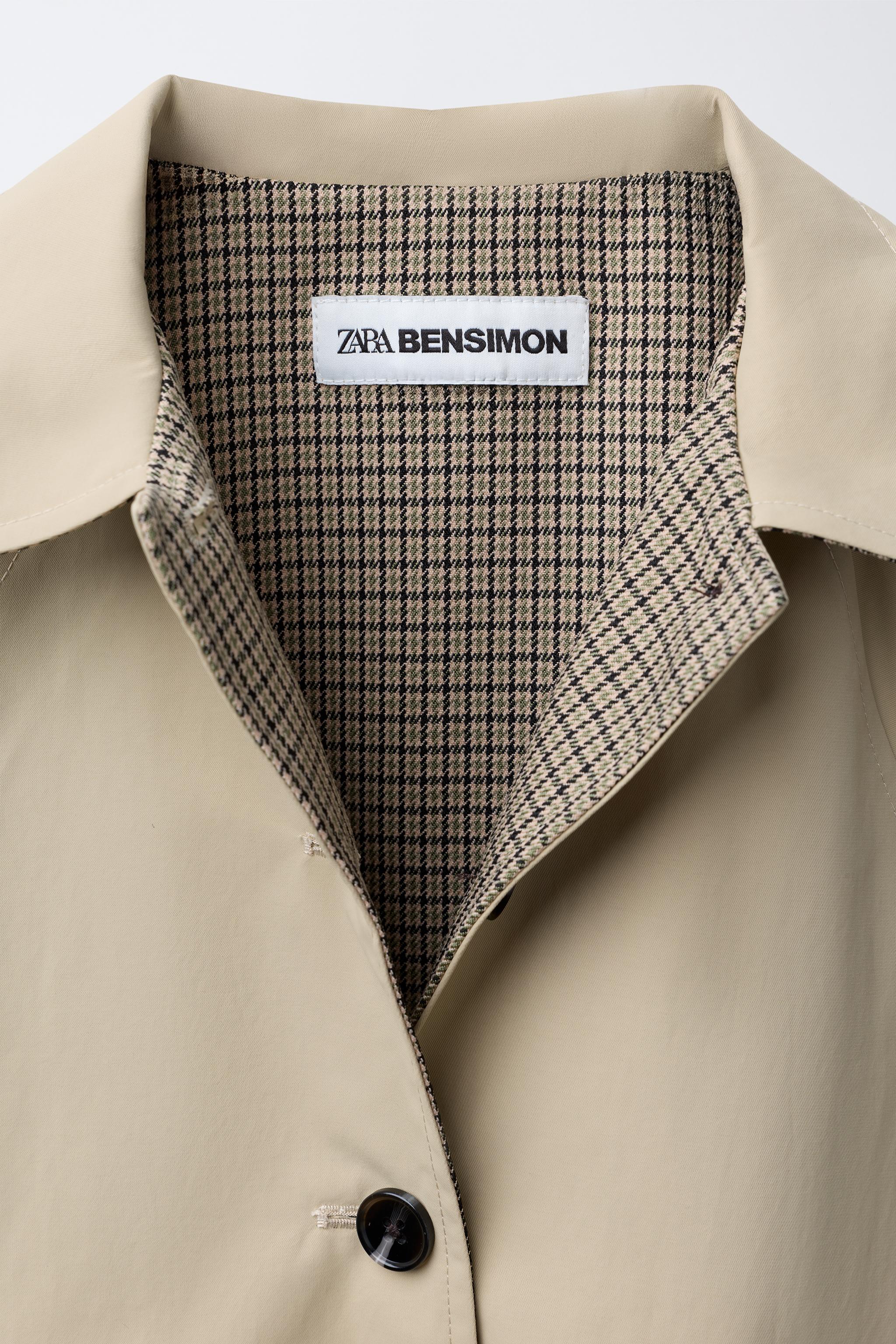 WATER REPELLENT LONG TRENCH COAT BENSIMON ® X ZARA