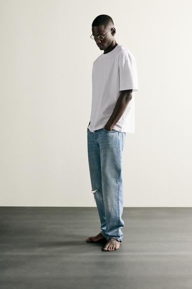 Zara BASIC HEAVYWEIGHT T-SHIRT /03 - White