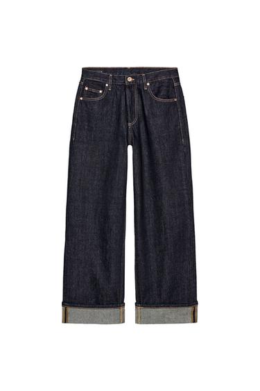 JEANS ZW COLLECTION BAGGY TIRO MEDIO - Azul de Zara