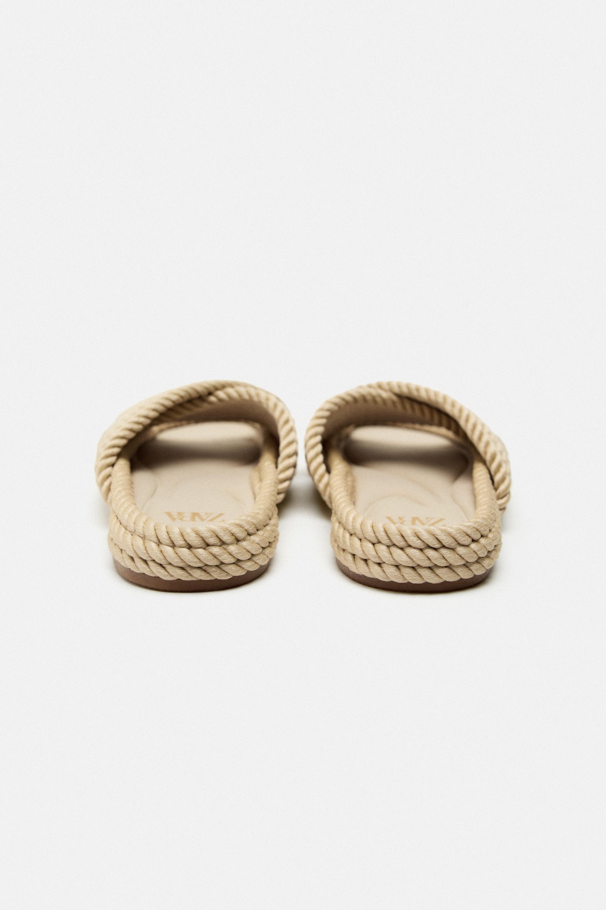 Rope sandals online zara