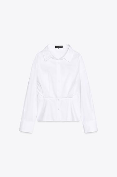 POPLIN SHIRT - White by Zara