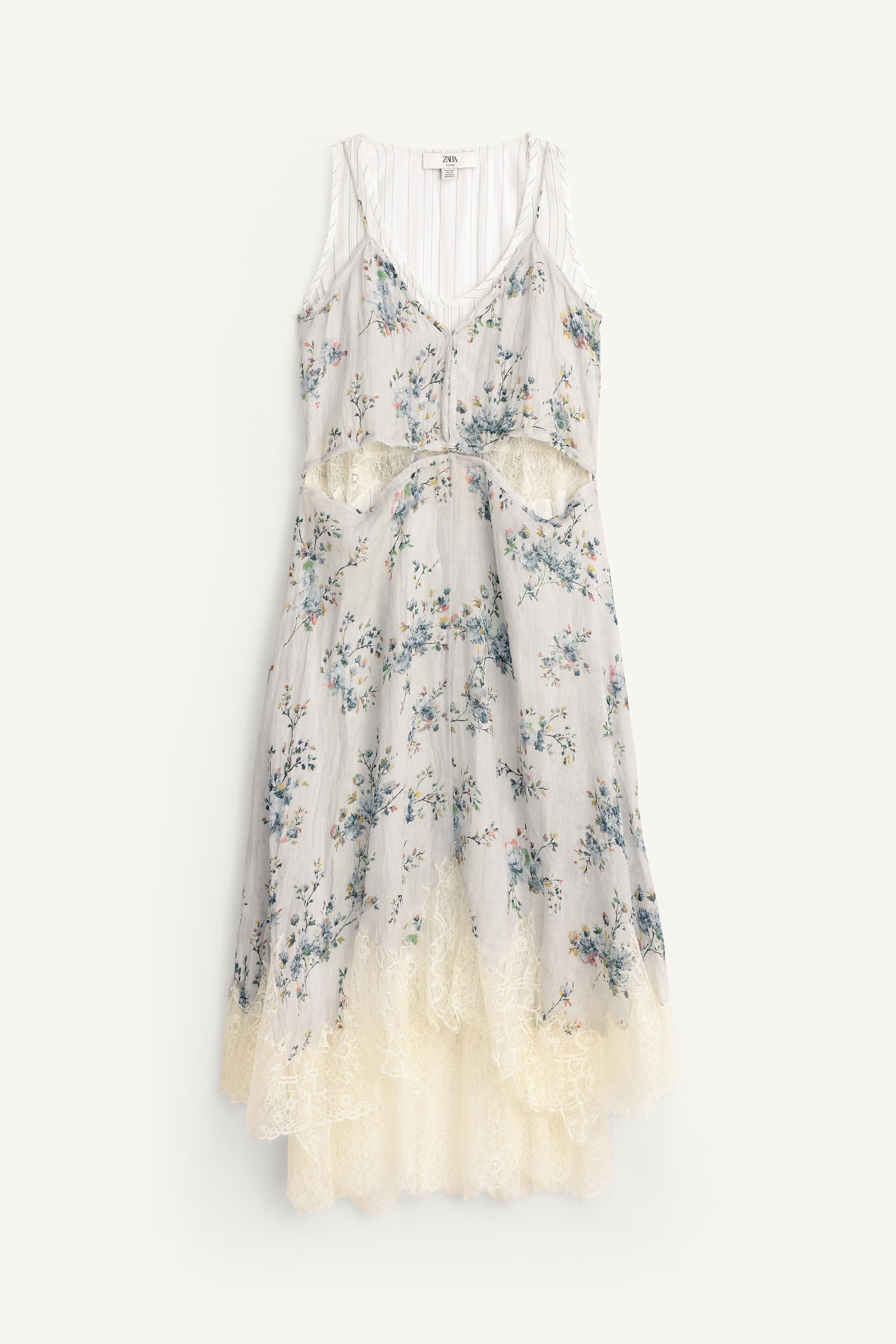 LIMITED EDITION RAMIE PRINTED DRESS