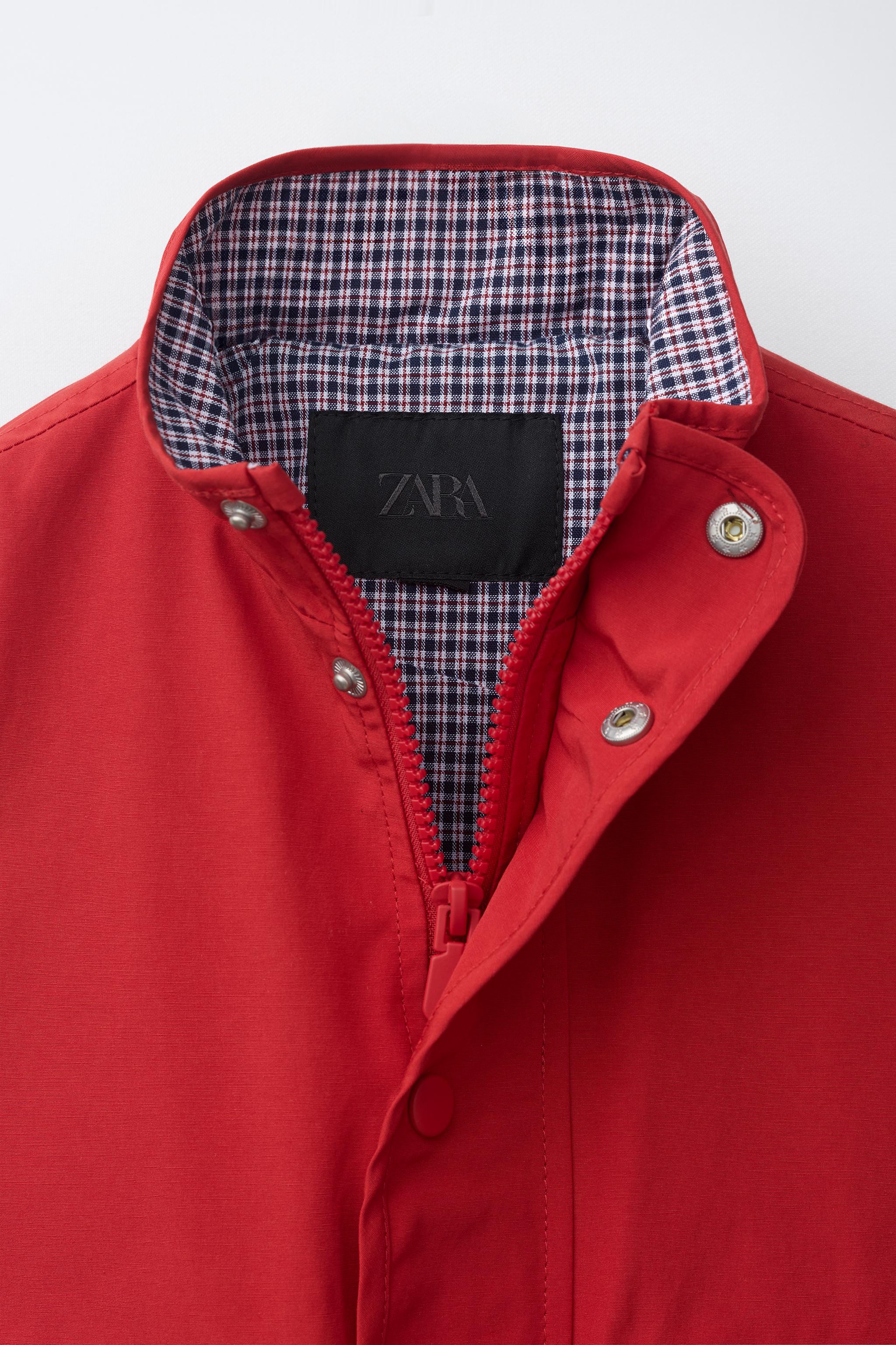 BLOUSON DOUBLURE IMPRIMÉ CARREAUX