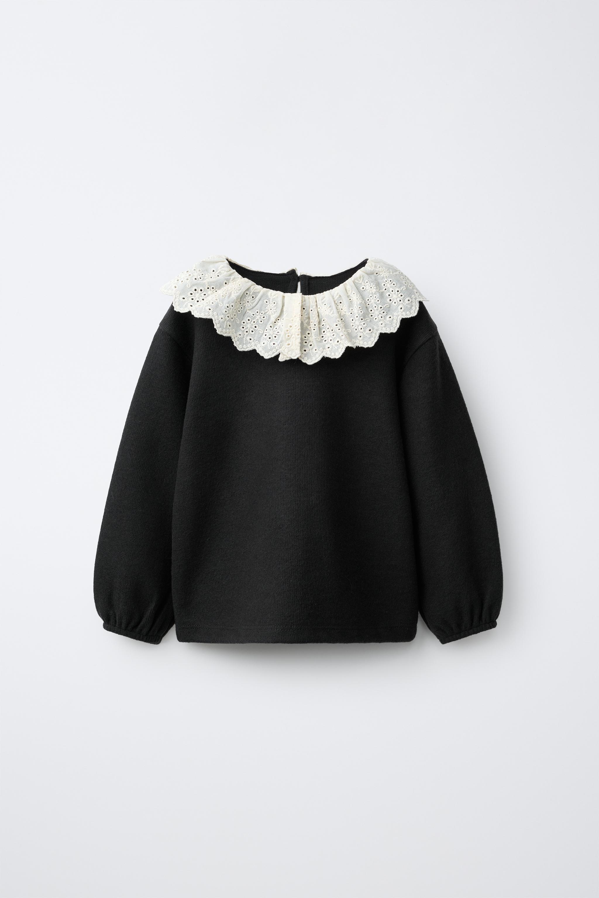 SOFT TOUCH EMBROIDERED COLLAR T-SHIRT