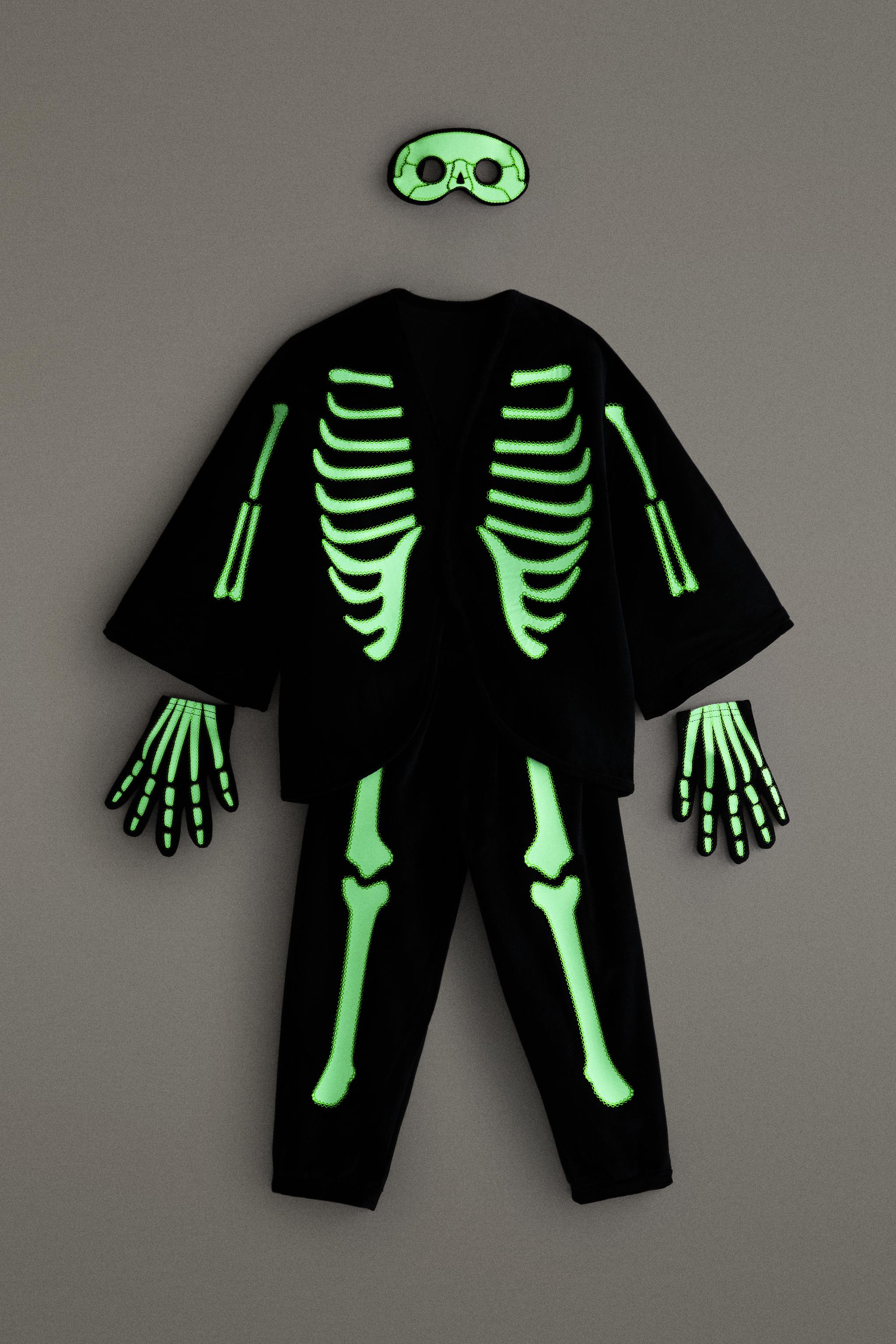 KIDS HALLOWEEN SKELETON COSTUME