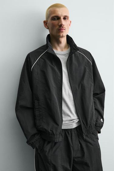 VESTE TECHNIQUE À CONTRASTES - Noir de Zara - Image 5