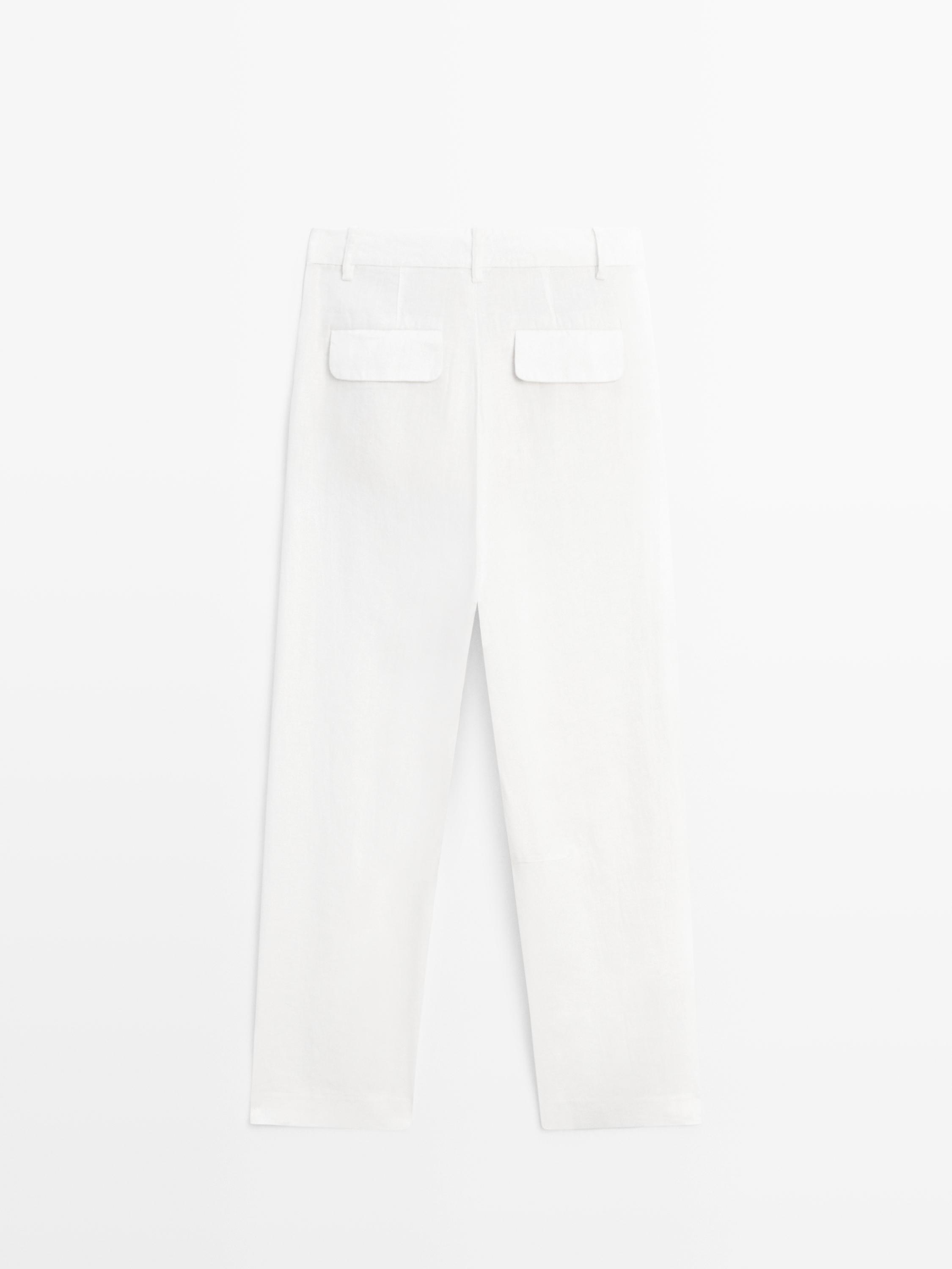 Pantalon fluide 100 % lin