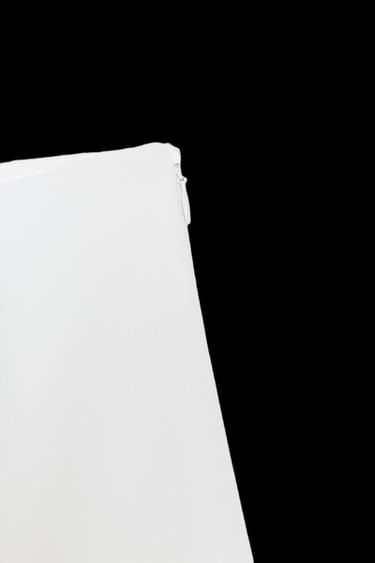 ZW COLLECTION ASYMMETRIC RUFFLED SKIRT - Ecru by Zara