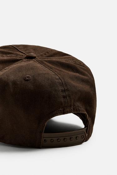 WASHED PRINT CAP - Brown by Zara - Image 6