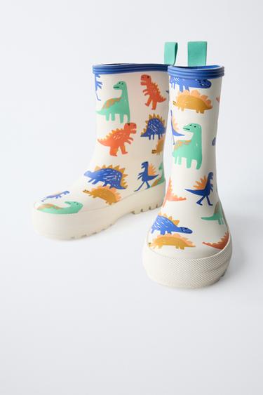 DINOSAUR WELLIES - White by Zara - Image 2