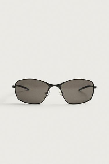Zara OVAL SUNGLASSES - Black