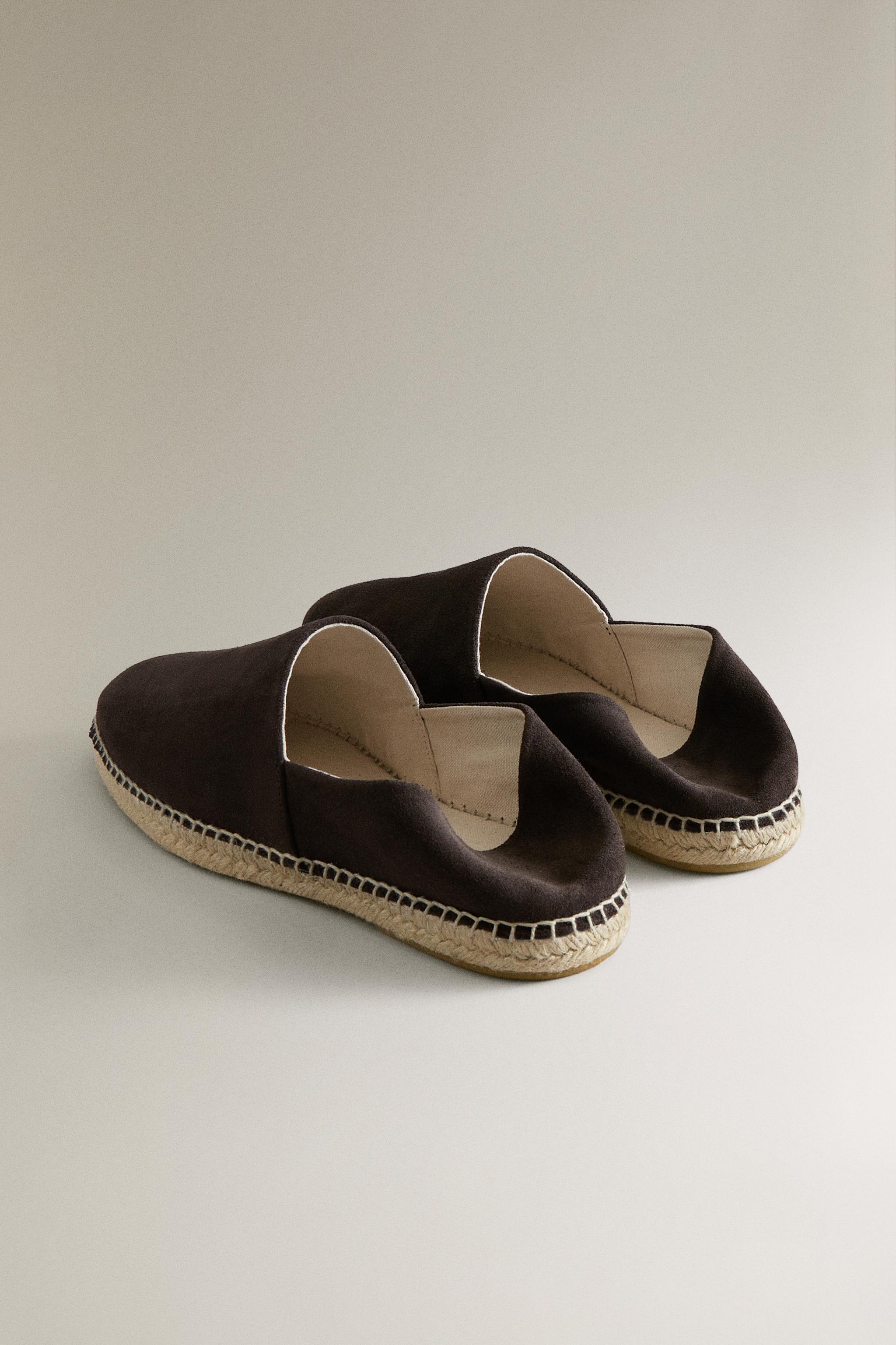 LEATHER ESPADRILLES