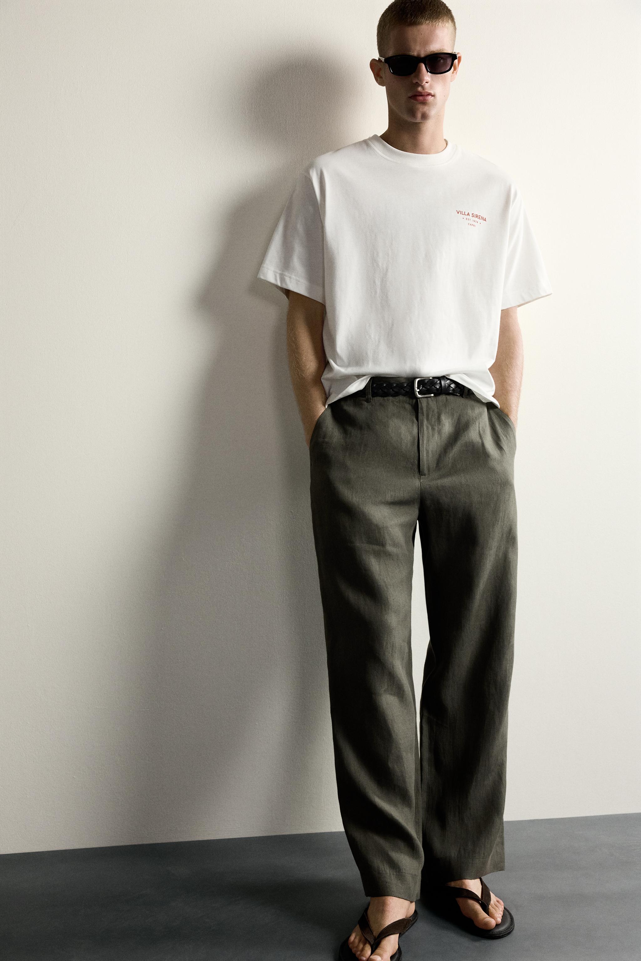 RELAXED FIT CONTRAST PRINT T-SHIRT