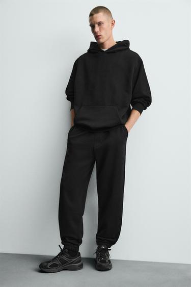 PANTALONI JOGGER BASIC - Nero di Zara - Immagine 0