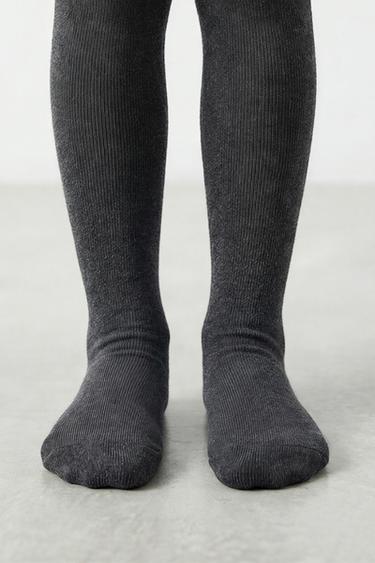 2-PACK OF PLAIN TIGHTS - Black by Zara