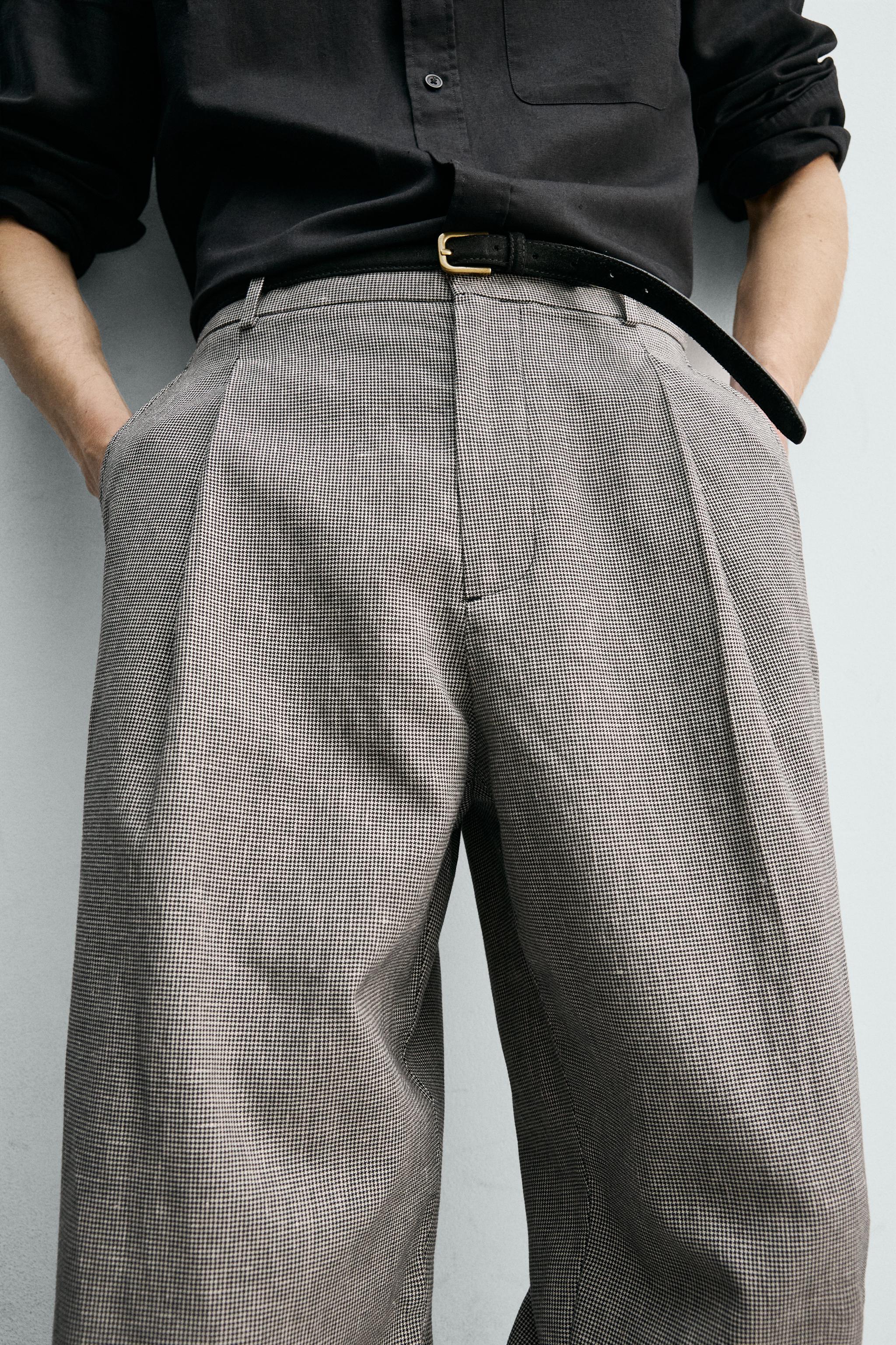 RELAXED FIT LINEN - COTTON PANTS