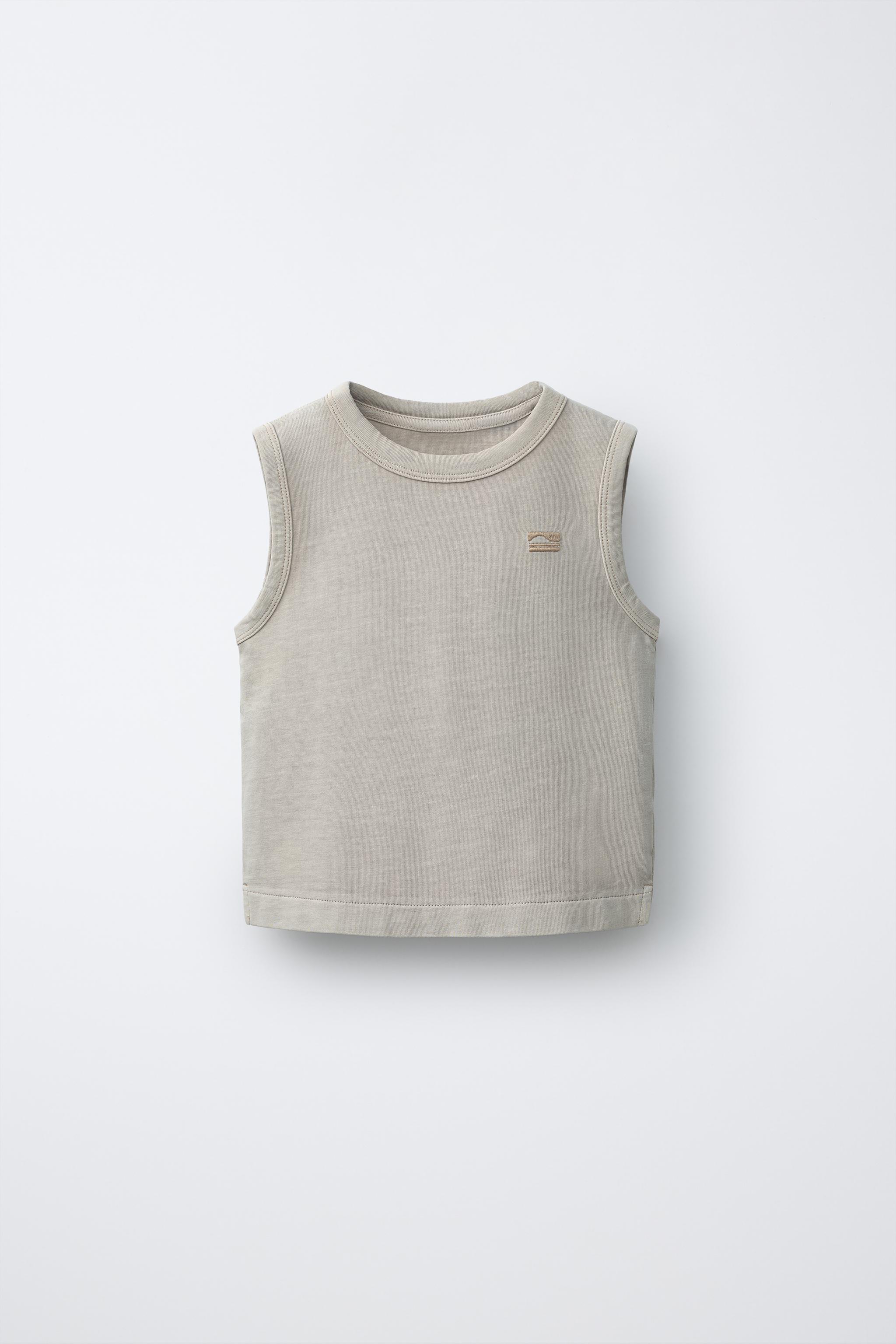 EMBROIDERED GARMENT DYE T-SHIRT