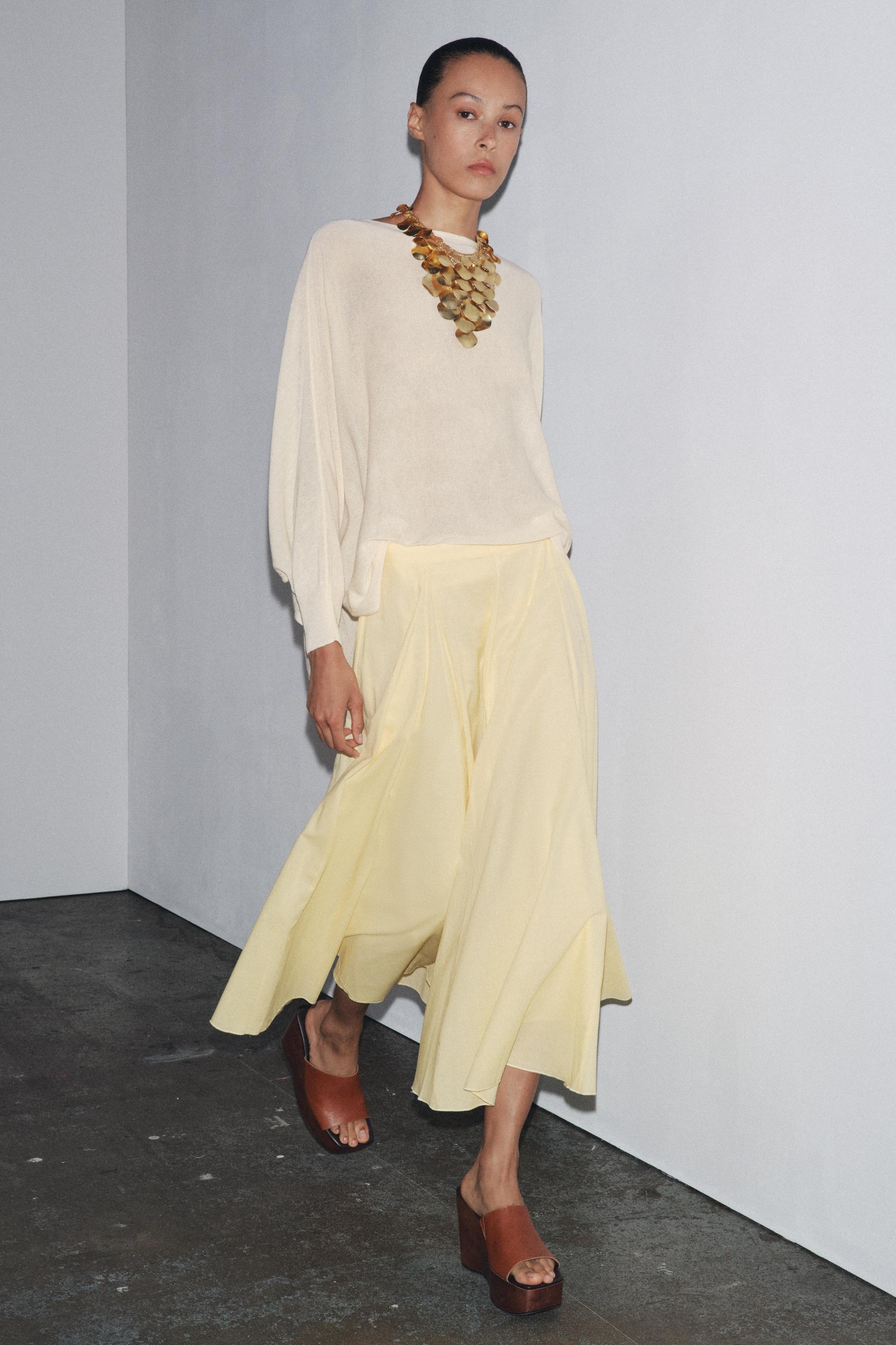 JUPE MIDI ÉVASÉE ZW COLLECTION