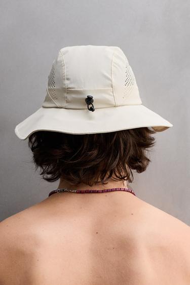 TECHNICAL BUCKET HAT - Oyster-white by Zara - Image 2