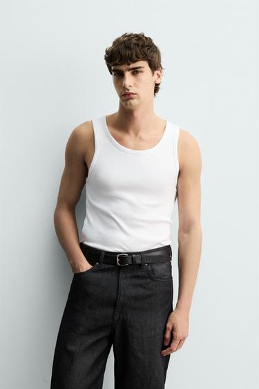 SAMARRETA TANK DE CANALÉ - Blanc de Zara