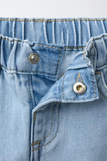 DENIM BERMUDA SHORTS WITH RUFFLES - Light blue by Zara - Image 2