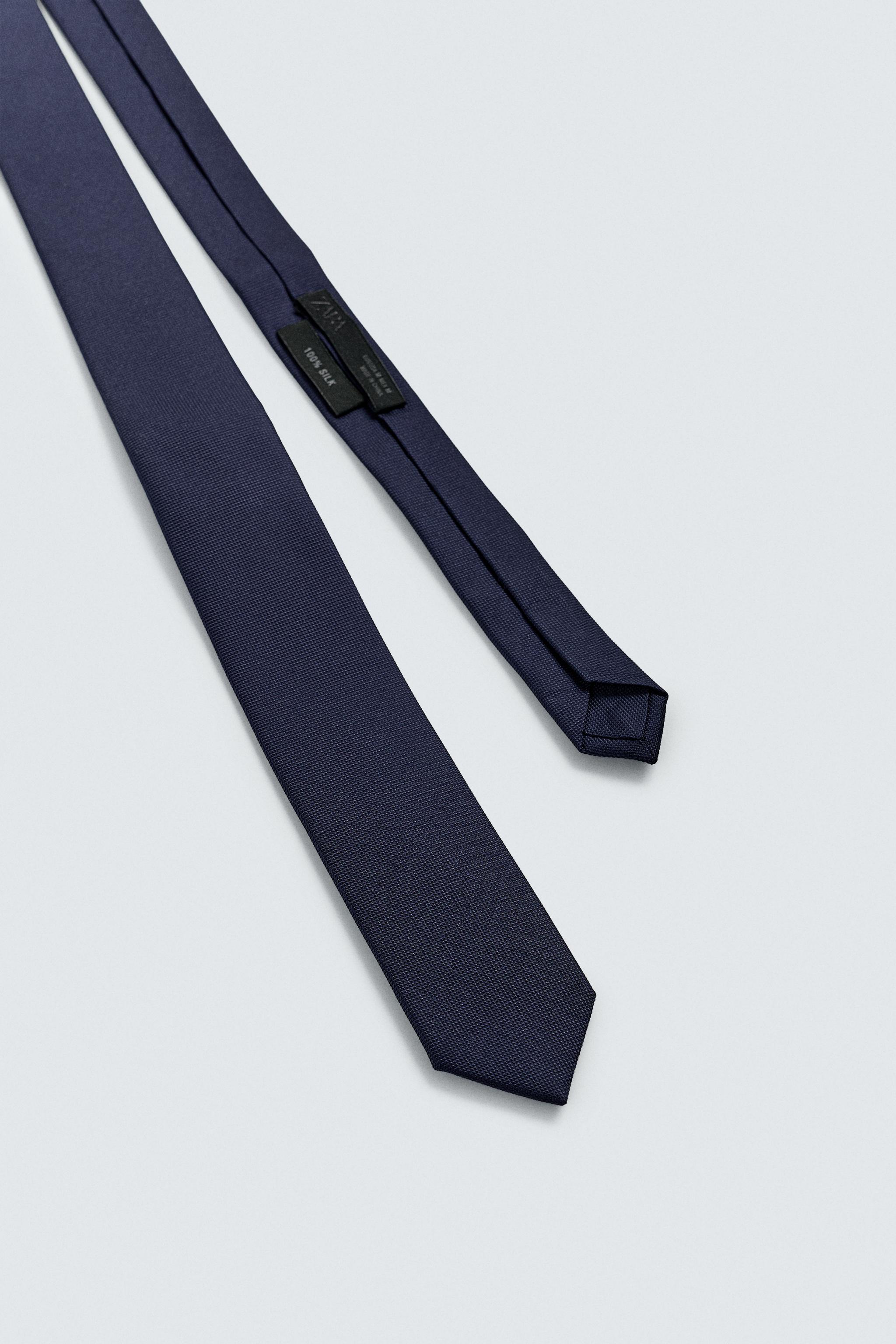 100% SILK SLIM TIE