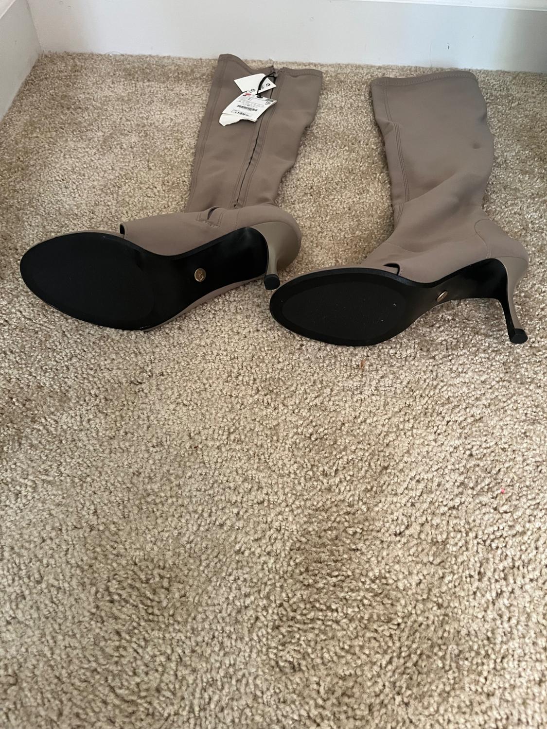 OPEN TOE HEELED NEOPRENE BOOTS - Image 2
