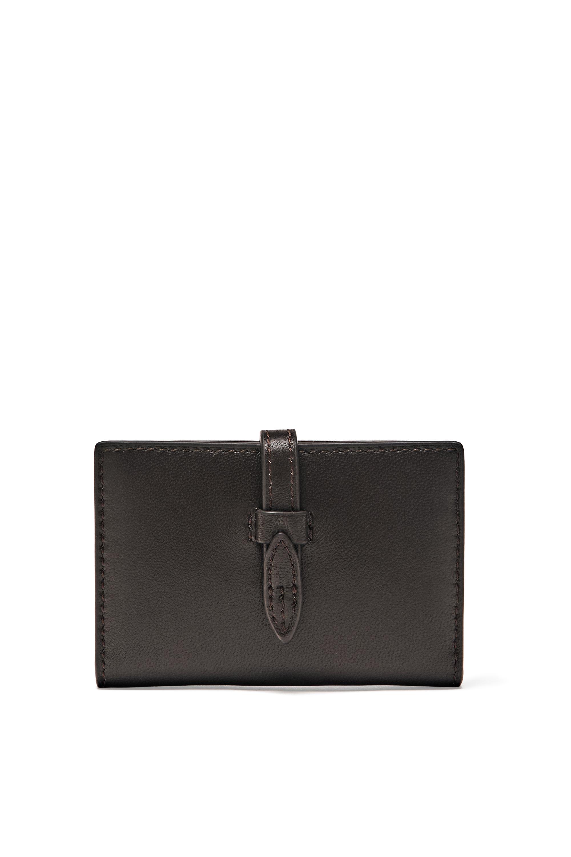 Nappa leather wallet - Red | ZARA United States