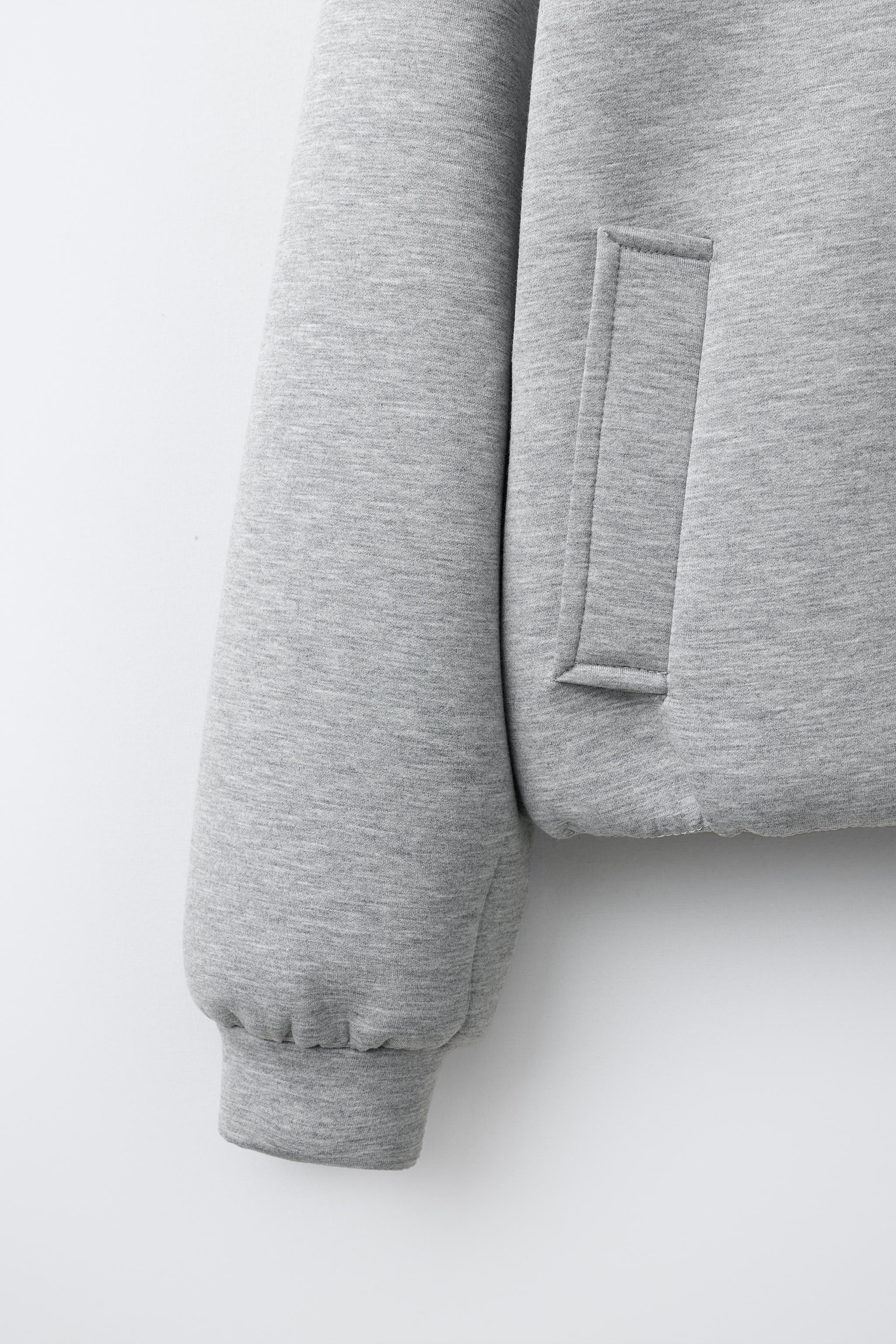 Детские куртки Zara NEOPRENE HOODED JACKET — фото 5