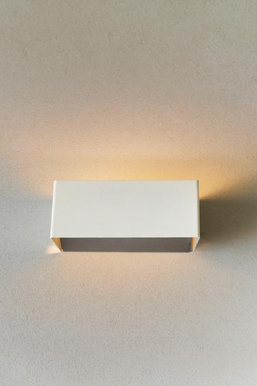 Zara LAMP | METAL WALL SCONCE - White