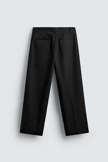PANTALON DE COSTUME PLIS ÉDITION LIMITÉE - Noir de Zara - Image 6