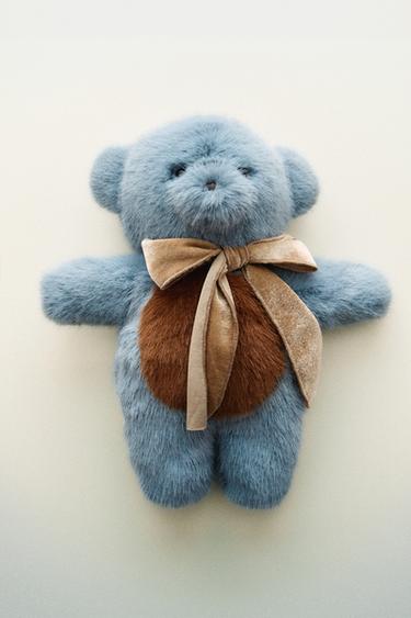 KIDS' X THE ANIMALS OBSERVATORY TEDDY SOFT TOY - Blue by Zara - Image 4