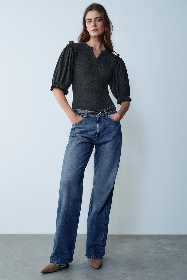 BODYSUIT WITH RUFFLES