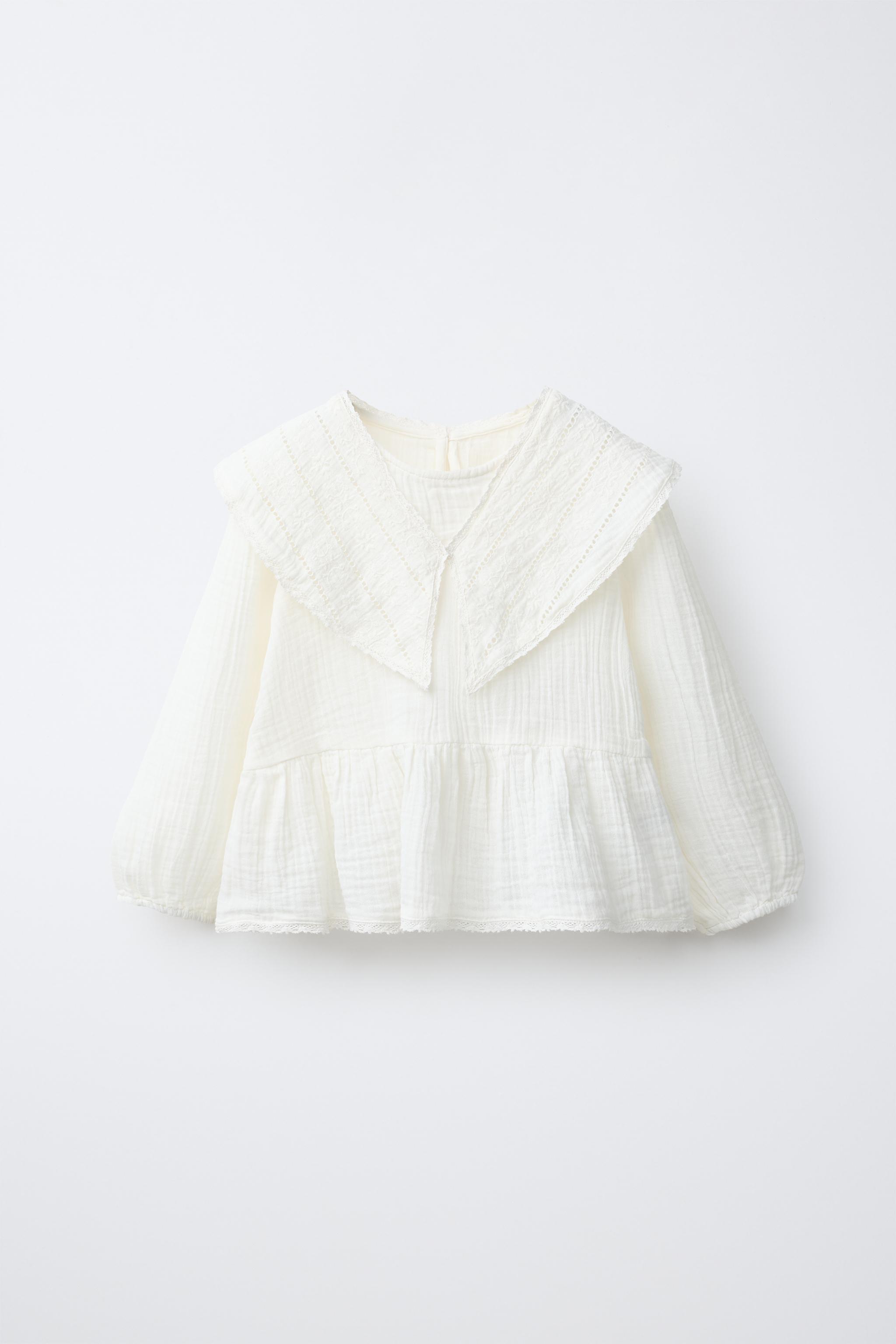 BLOUSE ROMANTIQUE TEXTURÉE
