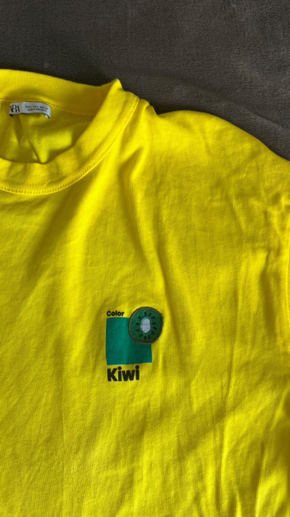 ΜΠΛΟΥΖΑ ΜΕ ΠΛΕΞΗ ΜΕ ΚΕΝΤΗΜΑ KIWI - Image 2