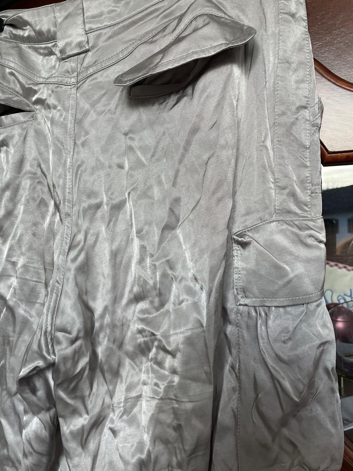 SATIN CARGO TROUSERS - Image 4