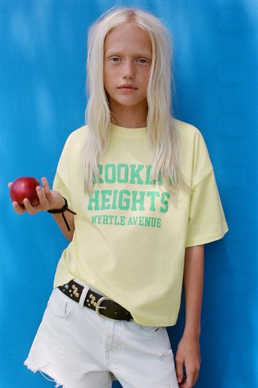 CAMISETA ESTAMPADO TEXTO - Lima de Zara