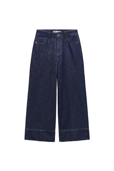 CROPPED WIDE LEG CENTRAL SEAM Z1975 JEANS WITH A HIGH WAIST